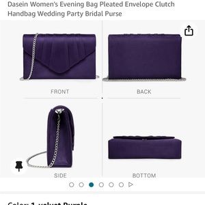 Purple clutch
